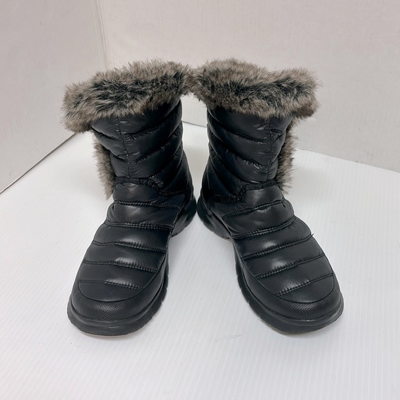 The North Face Shoes - The North Face Women’s Thermoball Microbaffle Booties II -Shiny TNF Black. Sz. 7